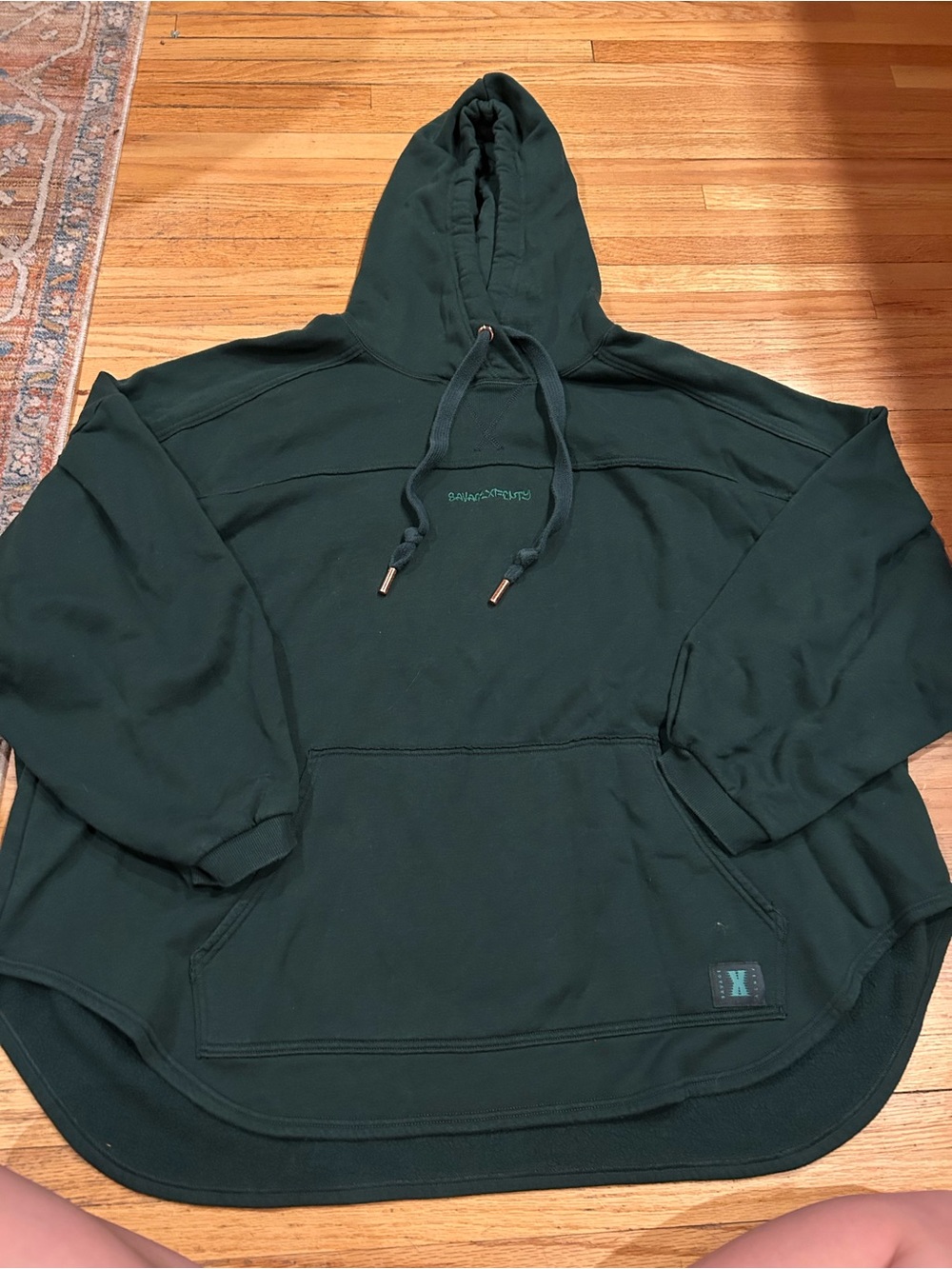 Savage x fenty Dark Green Hooded Sweatshirt